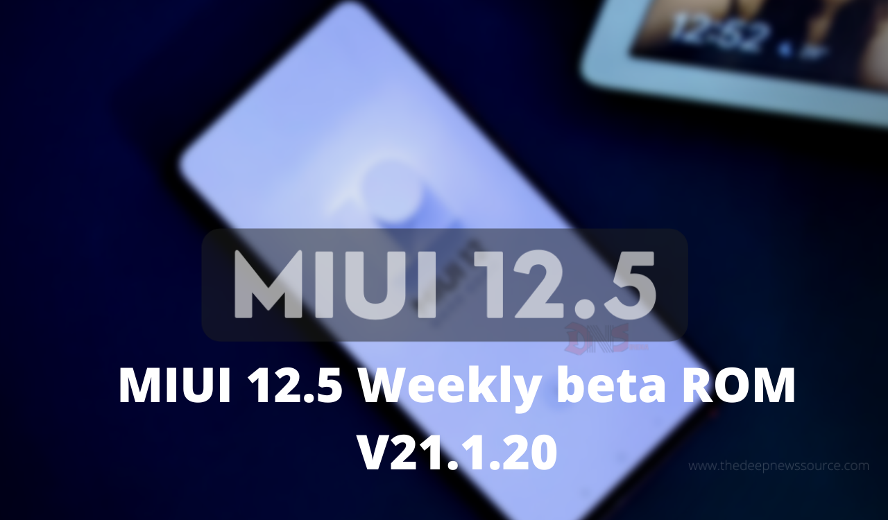 MIUI 12.5 Weekly update