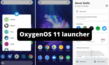 Oxygen OS 11 launcher