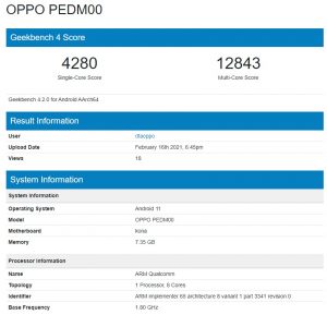 oppo find x3 specification