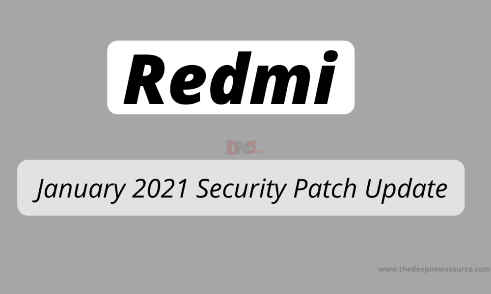 Redmi January 2021 patch update