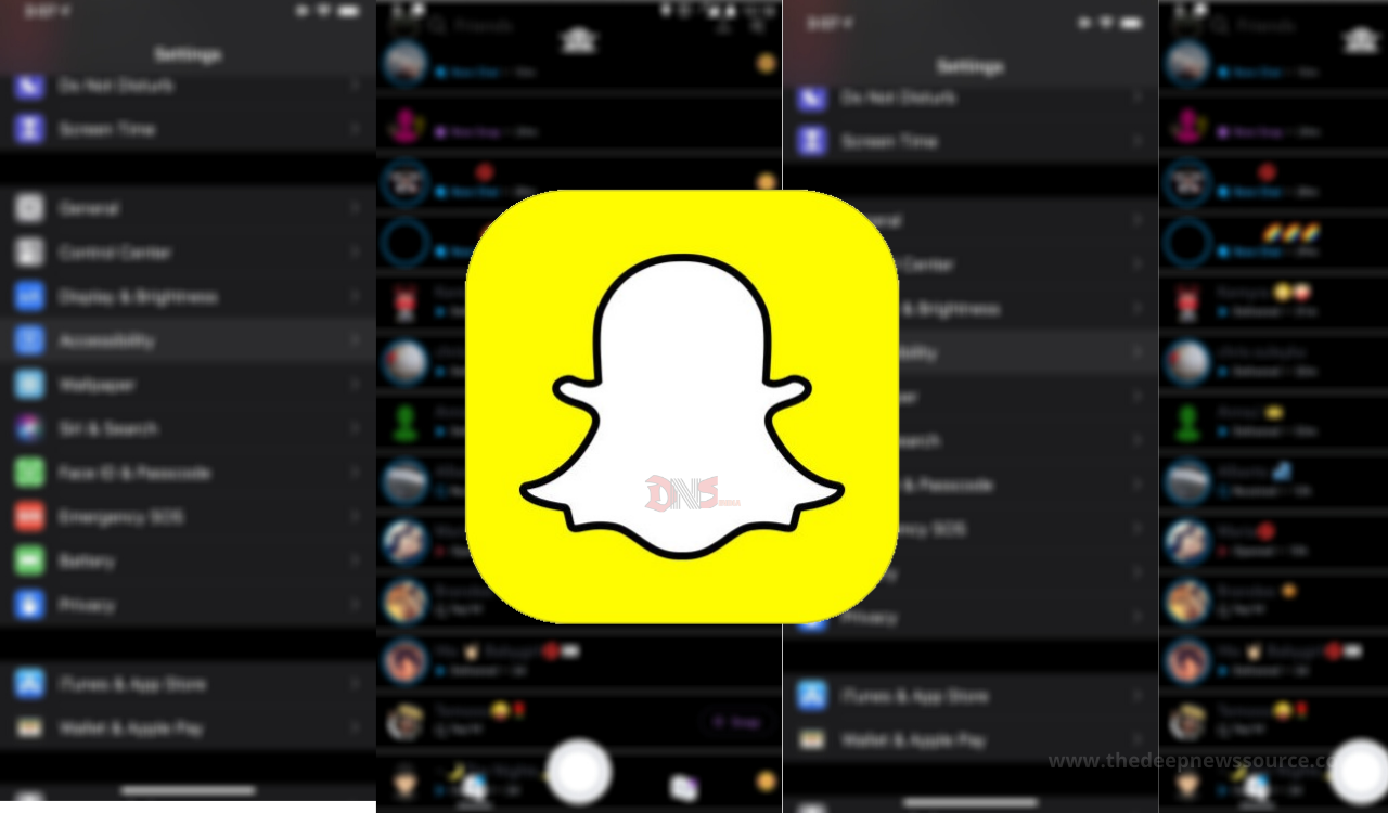 Snapchat dark mode