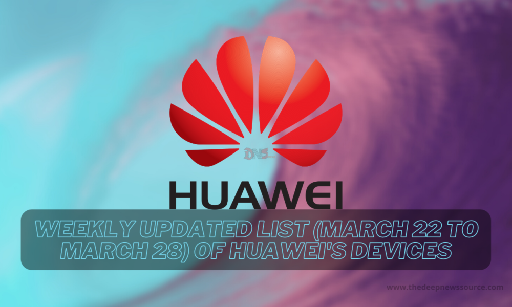 Huawei update list