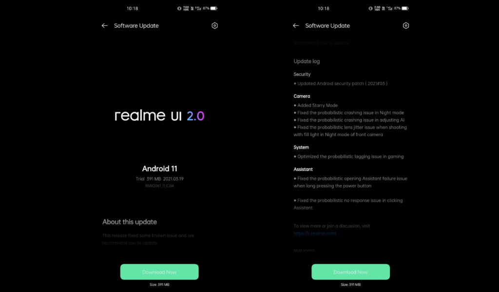 Realme UI 2.0 beta 3 for Realme X3