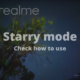 Realme Starry Mode feature