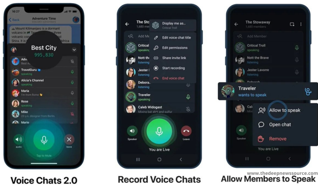 Telegram Voice Chats 2.0