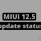 MIUI 12.5 update status