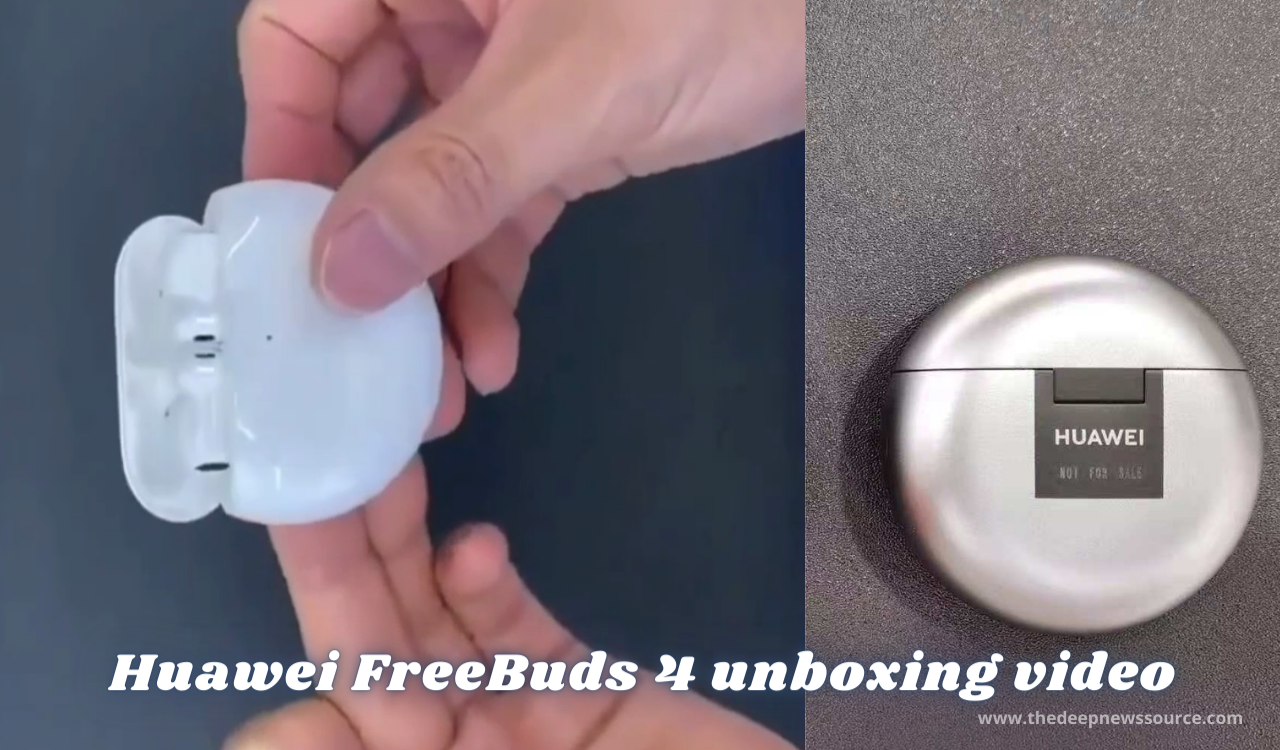 FreeBuds 4 unboxing video