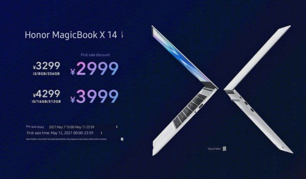 Honor MagicBook X 14 price