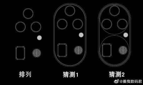 Huawei P50 series camera layout 01