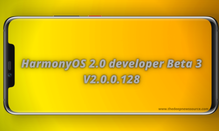 HarmonyOS 2.0 developer Beta 3 V2.0.0.128