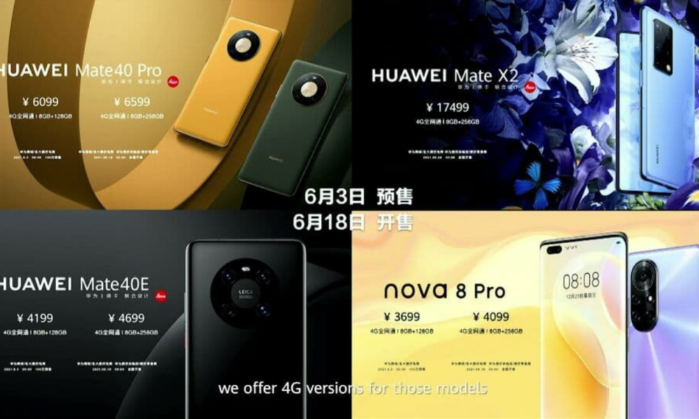 Huawei 4G devices