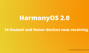 HarmonyOS 2.0 beta devices