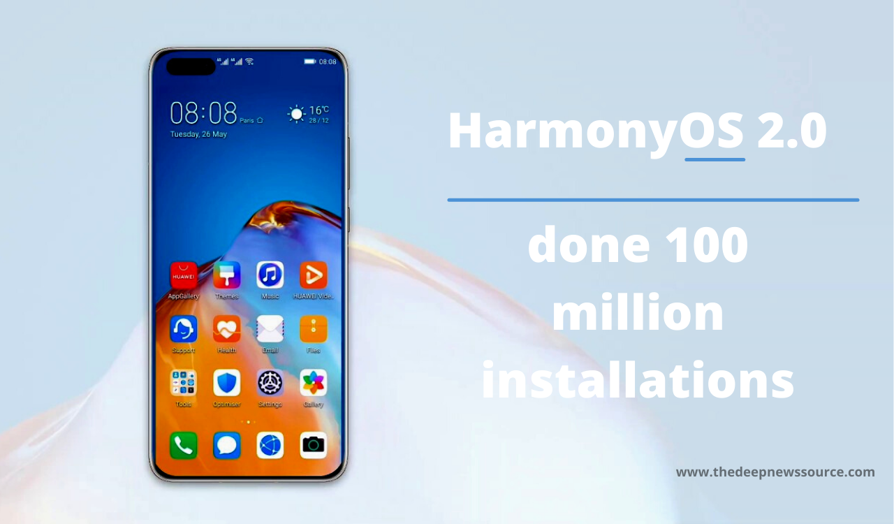HarmonyOS done 100 million installations