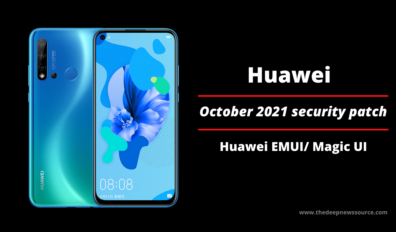 Huawei October 2021 security patch
