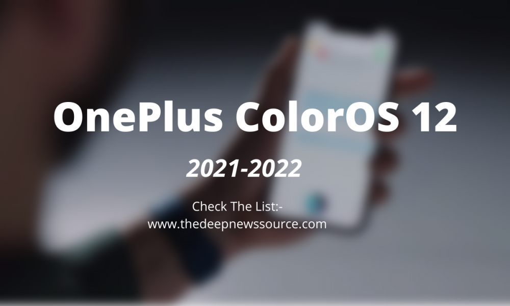 oneplus colorOS 12