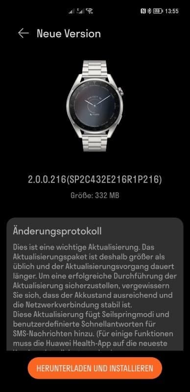 Huawei Watch 3 series HarmonyOS update