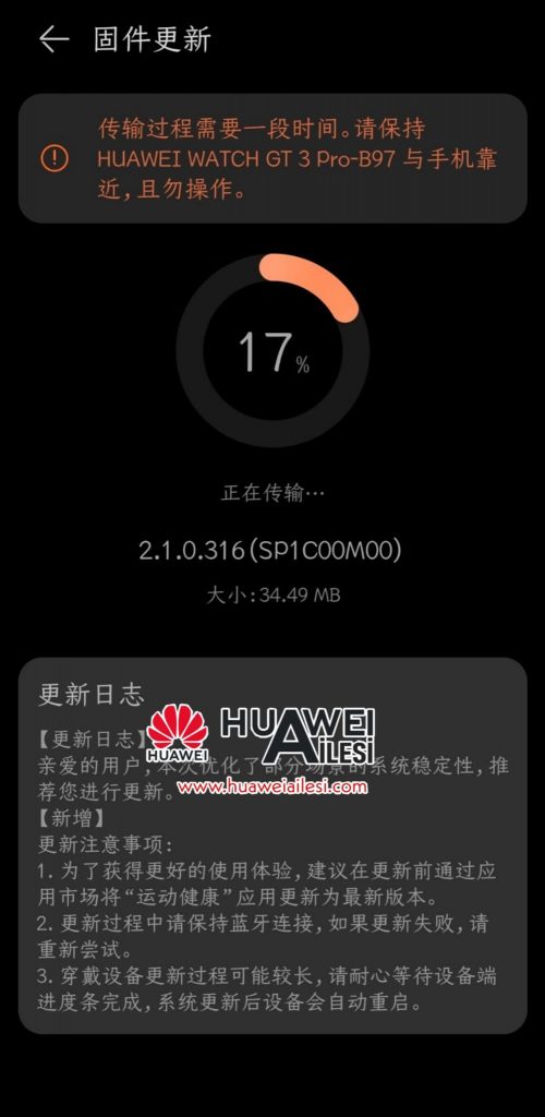 Huawei Watch GT 3 Pro HarmonyOS 2.0 update