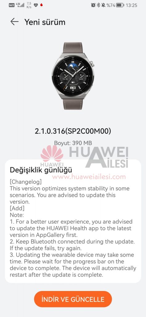Huawei Watch GT 3 Pro ECG update