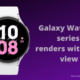 Galaxy Watch 5 renders