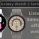 Galaxy Watch 5 series