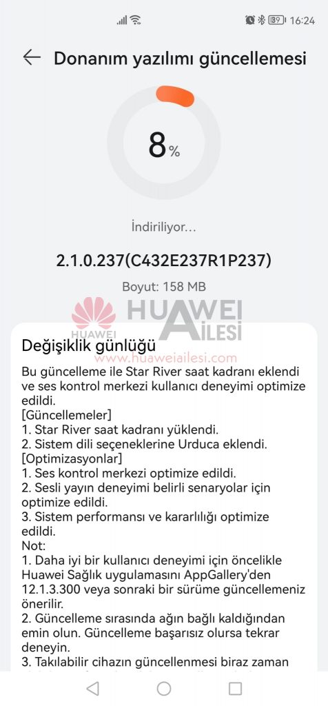 Huawei Watch 3 series July 2022 update