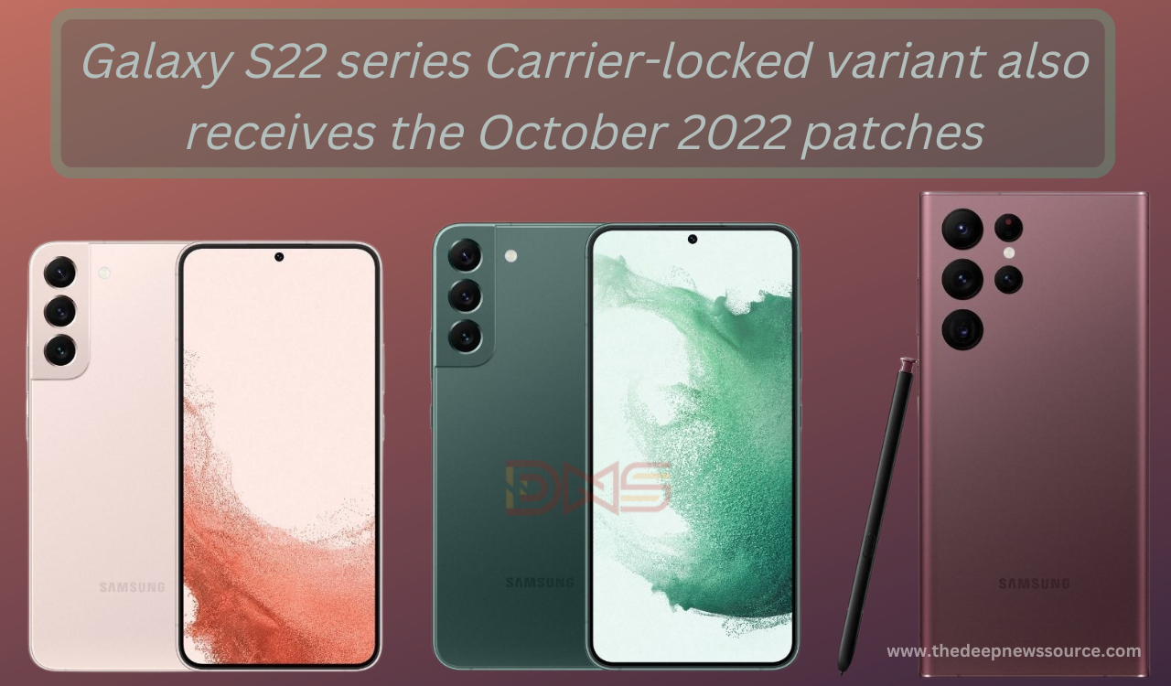 Galaxy S22 series Carrier-locked