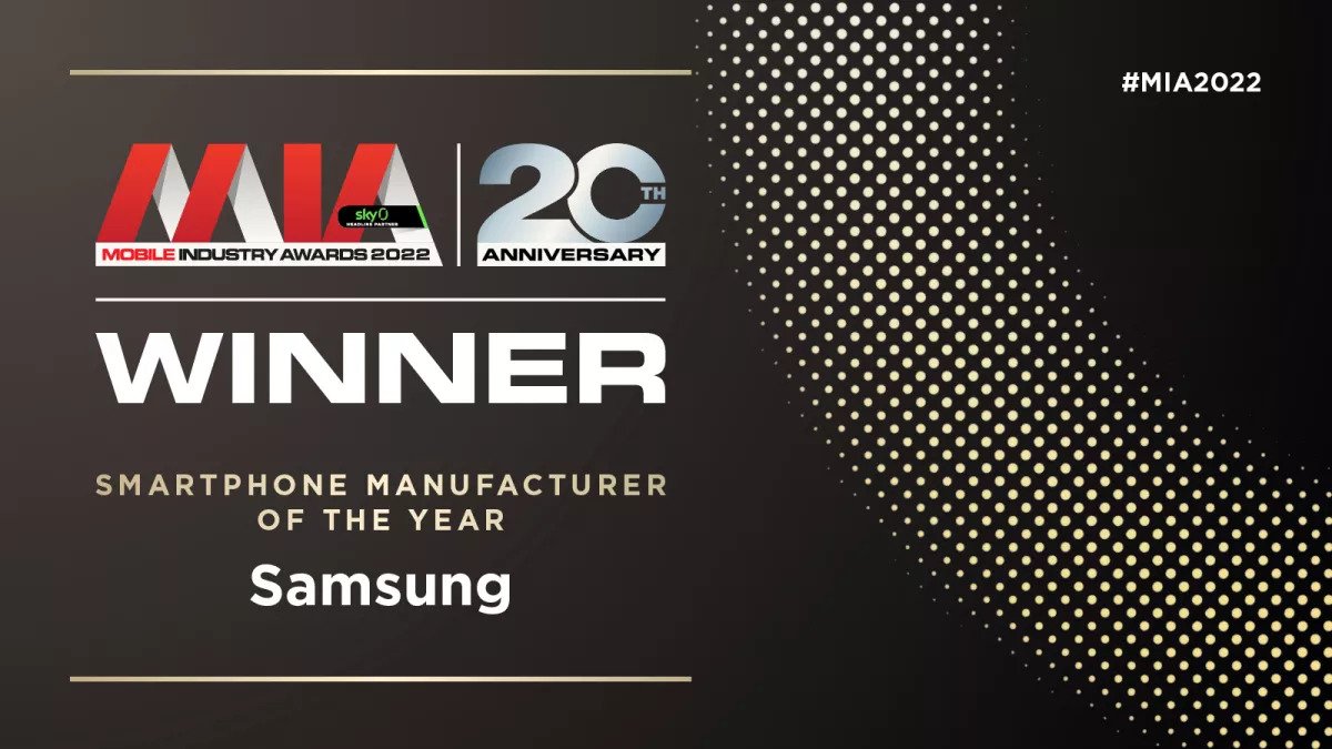 Samsung won the best manufacturer award