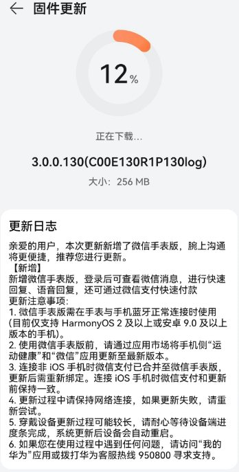 Huawei Watch 3 WeChat