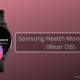 Samsung Health Monitor Wear OS